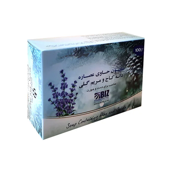 صابون دانه کاج و مریم گلی (بهداشتی) 3 عددی